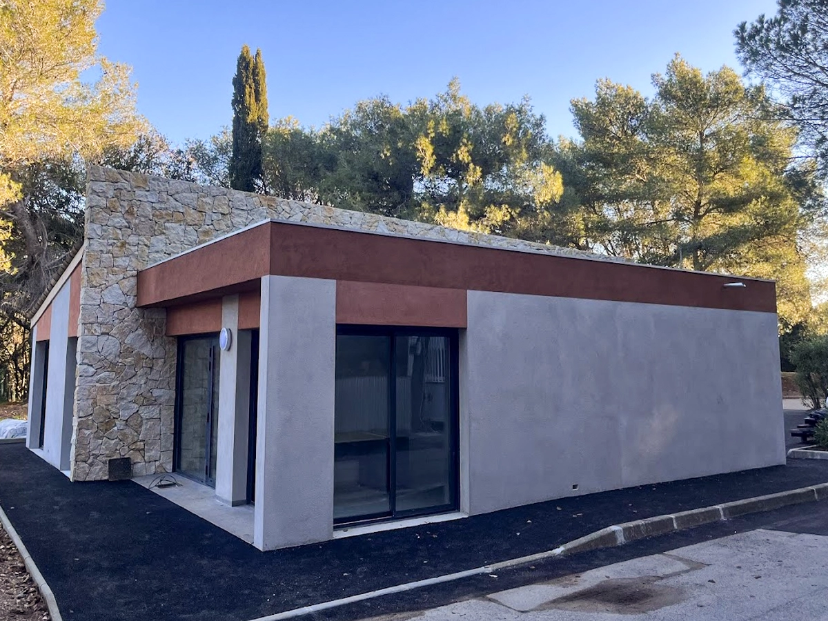 Construction de bâtiment neuf en région PACA — chantier AGÉO Construction