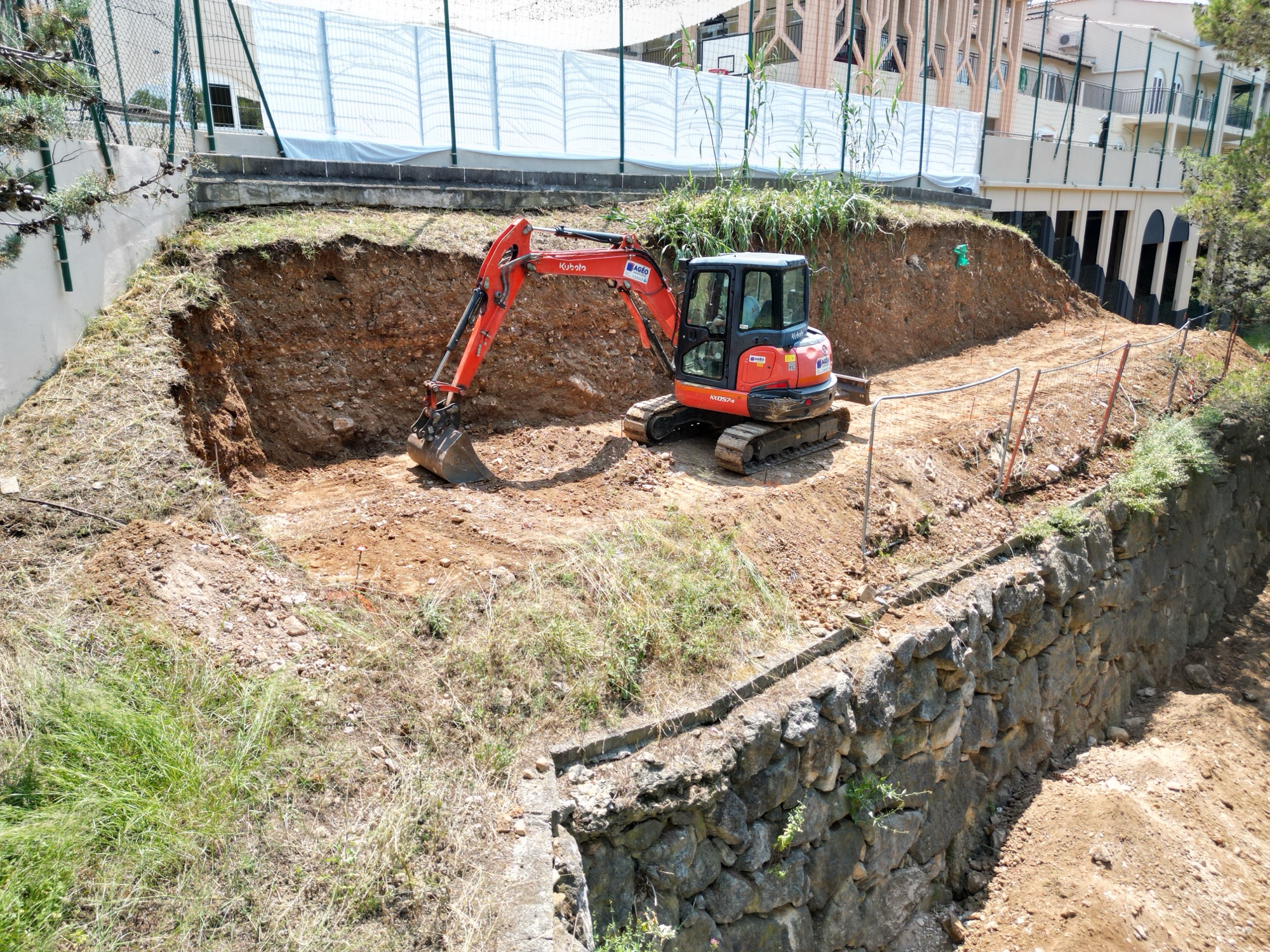 Terrassement plateforme